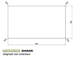 Lorreine LOR3434R Luxus Edelstahl Doppel Küchenspüle 3434 cm Unterbau, flächenbündig und Oberflächen-Einbau 1150178232