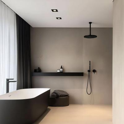 Waterevolution Flow Unterputz-Wasserhahn Mattschwarz inkl. Unterputzteil T11842PR