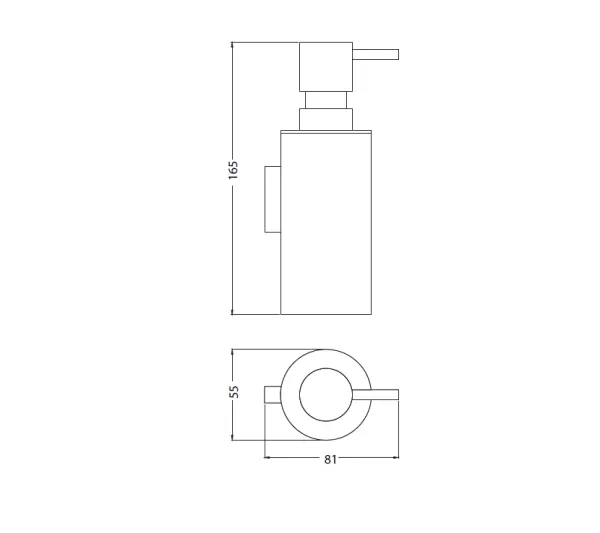 Waterevolution Deep Seifenspender Chrom A22601