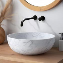 Waterevolution Flow Unterputz-Waschtischarmatur Schwarz matt, mit Auslauf 21cm T116BPR-21