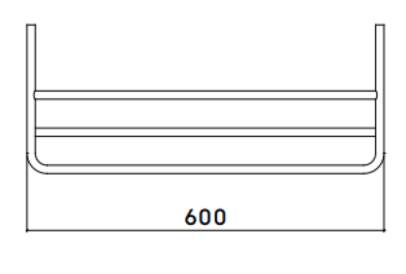 Waterevolution Flow Handtuchhalter mattschwarz A118PR