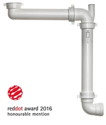 Platzsparender red dot Siphon für Küchenspüle 1208816602