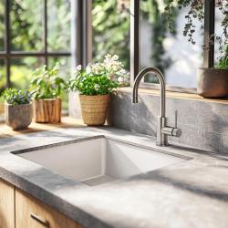 Franke Spüle Fraceram Kubus KBK 110.40 Glacier Unterbau 1260335711