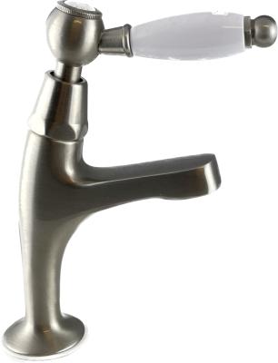 PB Classic Kaltwasserarmatur mit weißem Griff, kleines Modell Edelstahl 1208854912