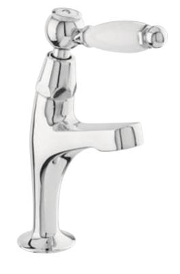 PB Classic Kaltwasserarmatur mit weißem Griff, kleines Modell Edelstahl 1208854912