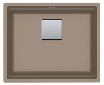 Franke Kubus KNG 110.52 Küchenspüle  52x42 Taupe Granit Unterbau 125.0512.505