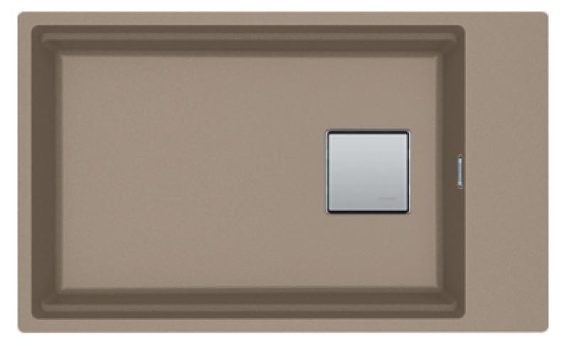 Franke Kubus KNG 110.62 Küchenspüle 72x42 Granit Unterbau taupe mit Hahnlochbank 125.0512.516