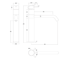 Waterevolution Flow Küchenarmatur massiv Edelstahl T150IE