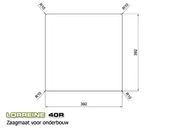 Lorreine 40SP Superplug Küchenspüle 40x40cm Einbau von oben unten oder den flächenbündigen Einbau 1208916662