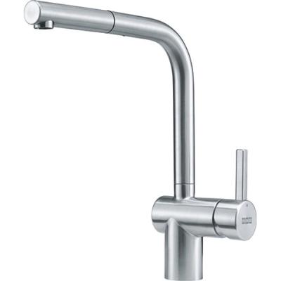 Franke Edelstahl gebürstete Küchenarmatur Atlas Neo ausziehbarer Auslauf Inox 115.0521.438