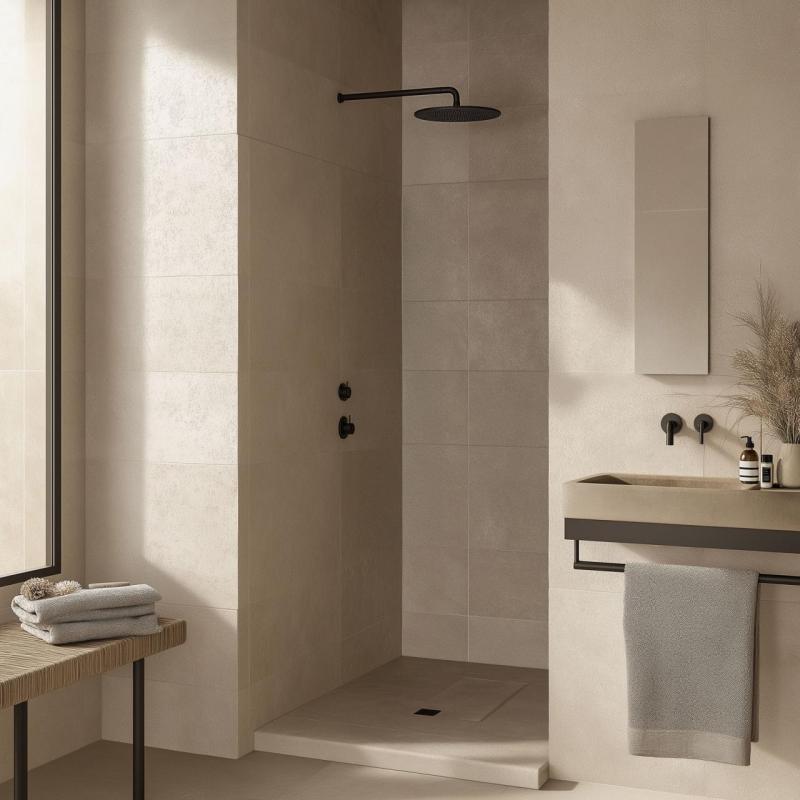 Waterevolution Flow Unterputz-Duschthermostat mit 1 Absperrventil mattschwarz 1208920977