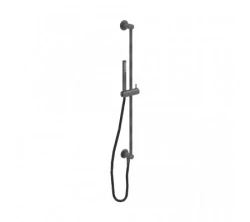 Waterevolution Flow Duschstangen-Set mit Handbrause 800mm Gun Metal T1661GME