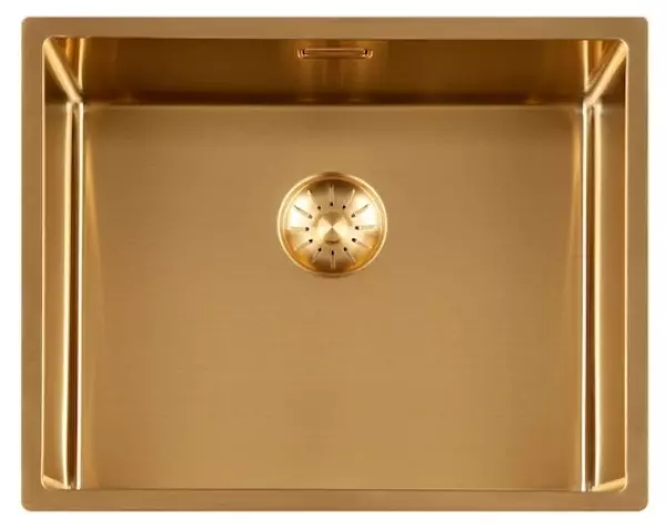 Lorreine 50SP Gold Superplug Küchenspüle 50x40cm Einbau von oben, unten oder den flächenbündigen Einbau 1208952368