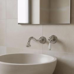 PB Nostalgie Unterputz-Waschtischarmatur Vintage, Auslauf 21cm, Chrom