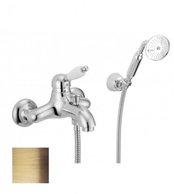 PB Nostalgic Wannenbatterie mit Handbrause-Set Bronze