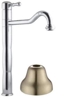 PB Classic Nostalgische Säulen-Küchenarmatur Edelstahl 1208952922