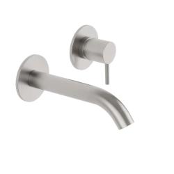 SB Round 316 Unterputz-Waschtischarmatur, Edelstahl 132mm