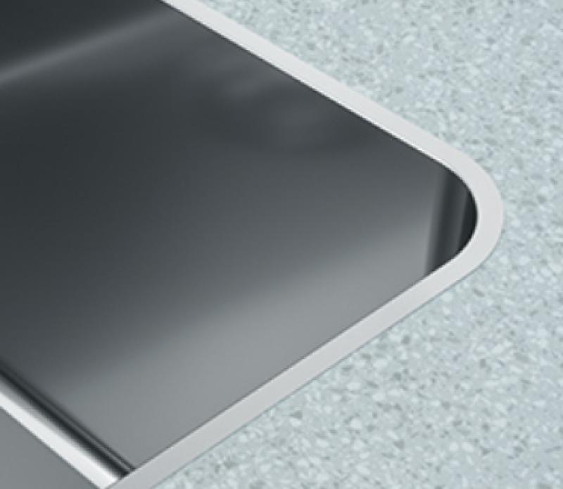 Franke Mythos MYX 210.34 Edelstahlspüle 34x40cm für flächenbündigen Einbau 127.0658.065