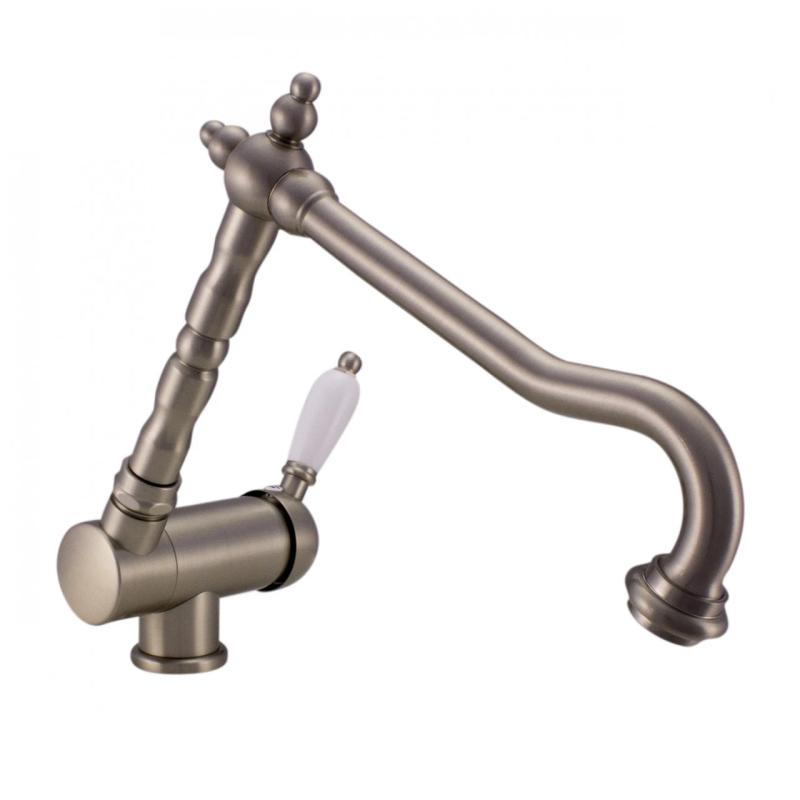 PB Vintage Nostalgic Fenster-Küchenarmatur klappbar, Edelstahl 1208953757