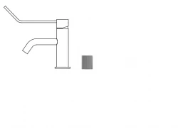 Waterevolution Flow Waschtischarmatur inkl. Klickverschluss aus Edelstahl T111IE