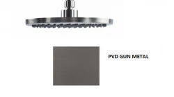 Waterevolution Flow Kopfbrause 200mm PVD Gun Metal T1643GME