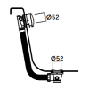 Waterevolution badoverloop met badvulcombinatie PVD Gun Metal B1ENCHGME