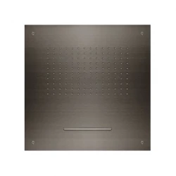 SB Square 316 Einbau-Regendusche mit Wasserfall 50x50cm Deckenbrause PVD Gun Metal 1208955320