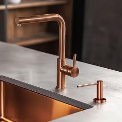 Quadri Swindon Luxe Einbau-Seifenspender PVD-Kupfer von oben nachfüllbar 1208956047