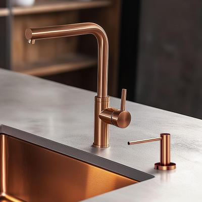 Quadri Swindon Luxe Einbau-Seifenspender PVD-Kupfer von oben nachfüllbar 1208956047