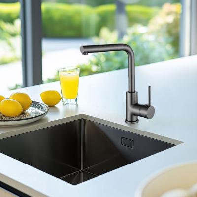 Ausmann Turt Gun Metal Spülbecken PVD NANO 40x40, Unterbau, flächenbündig und Oberflächen-Einbau 1208956946
