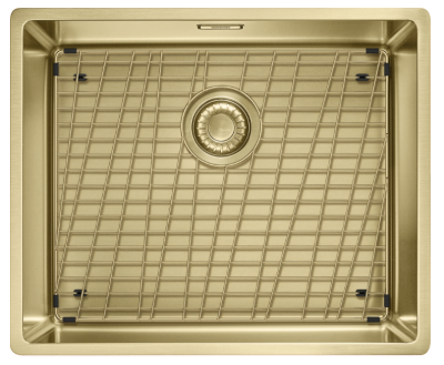 Franke Mythos Masterpiece BXM 210.50 PVD Gold Spüle 500x410mm Flachbau und Unterbau 127.0674.362