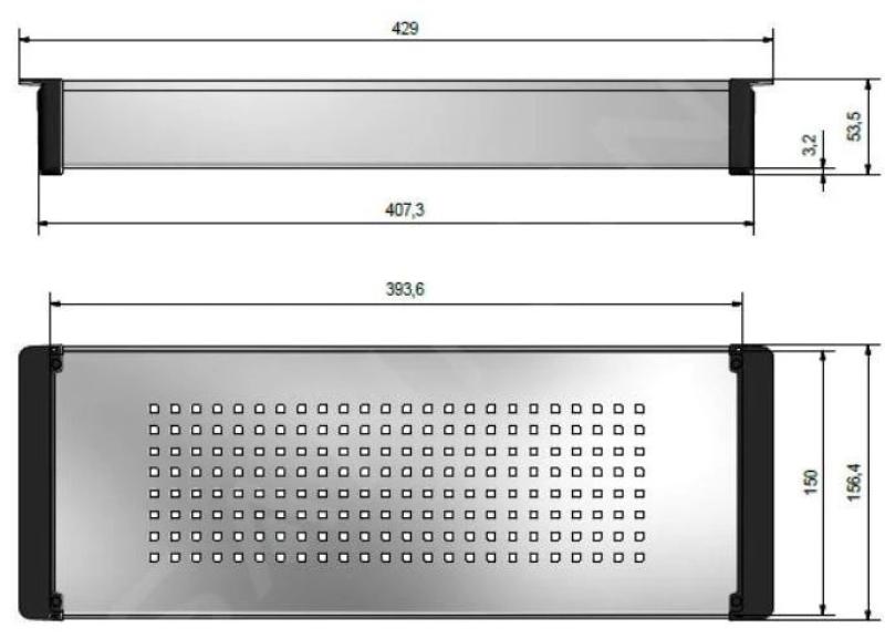 Franke Cube 2.0 Abtropfbecken Edelstahl 429x156mm limitiertes Modell 112.0394.981