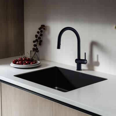 Franke Active J Küchenarmatur mit Auszugsbrause, Schwarz matt 115.0653.404