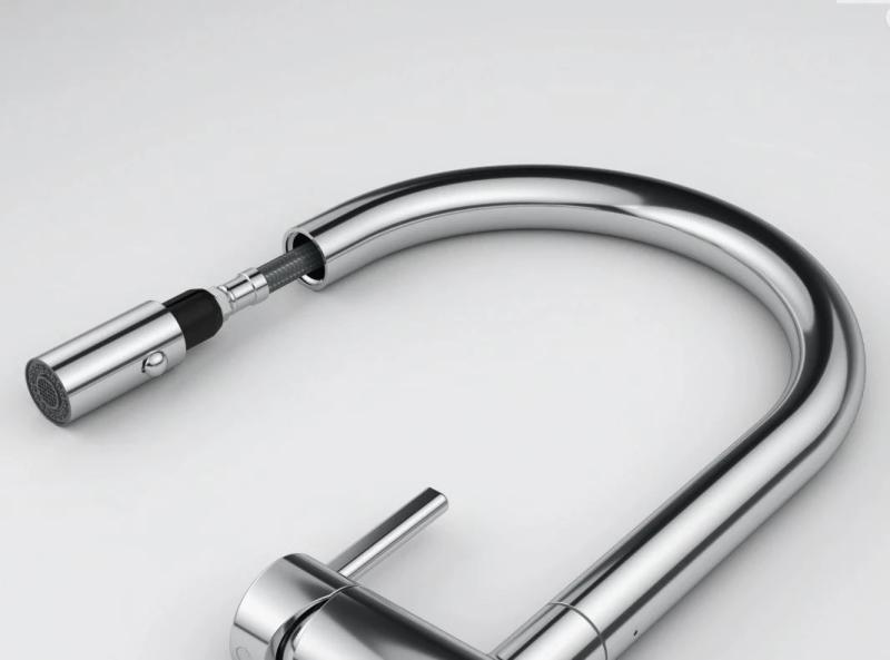 Franke Active J Küchenarmatur mit Auszugsbrause, Chrom 115.0653.401