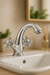 Aquatrimo Vivaldi  Classic Waschtischarmatur Chrom 43VV7065CM