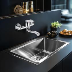 AquaTrimo Verdi Einhebel-Küchenarmatur Chrom, kurzer Auslauf 21VD7079CM