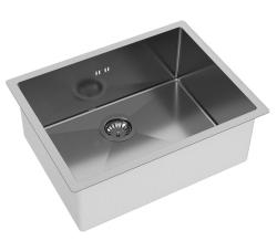 Ausmann Oder rvs spoelbak 54x40cm vlakbouw onderbouw en opbouw extra diep 22cm 1208957113