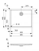 Reginox New York RVS bodemplaat spoelbak 50x40cm voor inbouw in keramiek natuursteen of solidsurface R36037