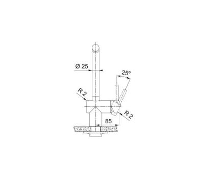 Franke Atlas Neo Küchenarmatur mit schwenkbarem Auslauf, PVD gebürstetes Gold 115.0681.241