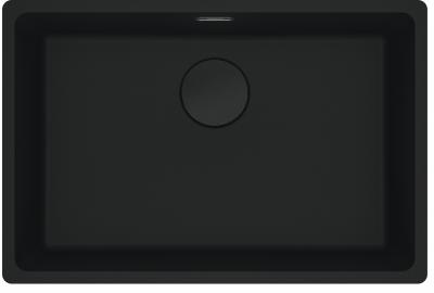 Franke Maris MRG 210 / 110-62 Fragranite Schwarze Edition matte schwarze Spüle flächenbündig