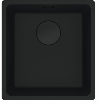 Franke Maris MRG 110-37 Fragranite Black Edition matt schwarzes Unterbau-Spülbecken