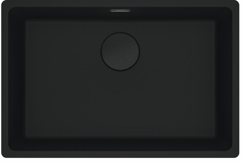 Franke Maris MRG 110-62 Fragranite Black Edition matt schwarzes Unterbau-Spülbecken