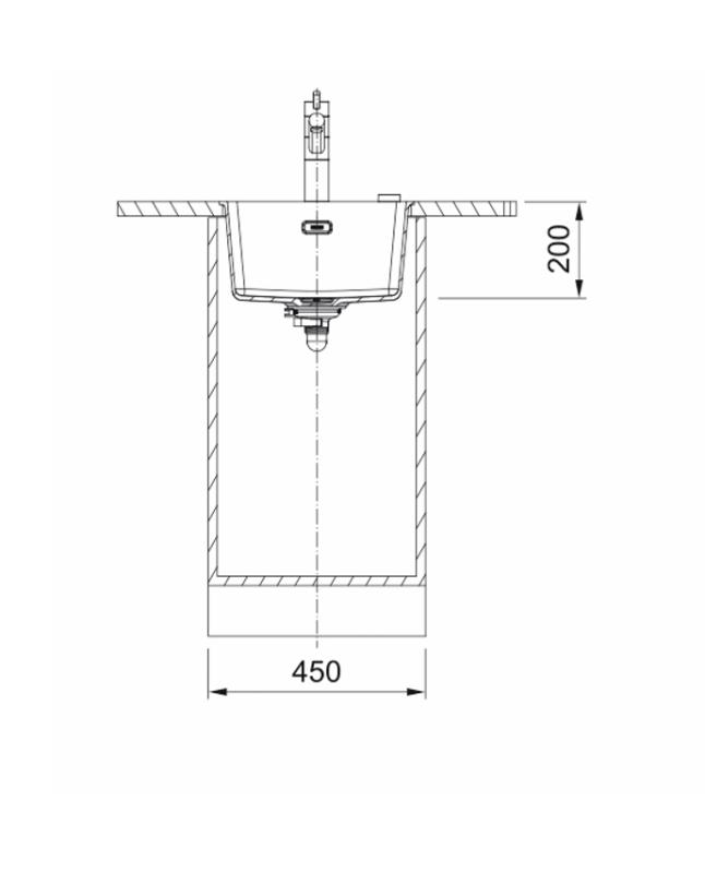 Franke Maris MRG 110-37 Fragranite Austern Unterbau-Spüle