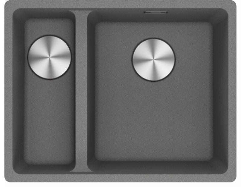 Franke Maris MRG 260-34-15 Fragranite Stein grau Spülbecken Becken Rechts flächenbündiger Einbau
