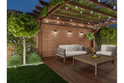 Decor Garten Girlande 10m AC220-240V 50-60Hz 10xE27 2x0 75mm 1208958646