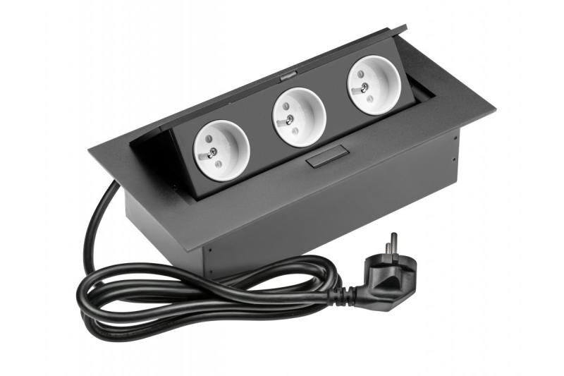 Rechteckige versenkte Steckdose 1208958682