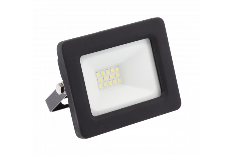 G-TECH LED Flutlicht 10W, 800lm AC220-240V, 50/60 Hz, PF>0,9, RA>80, IP65, 120°, 4000K, schwarz 1208959183