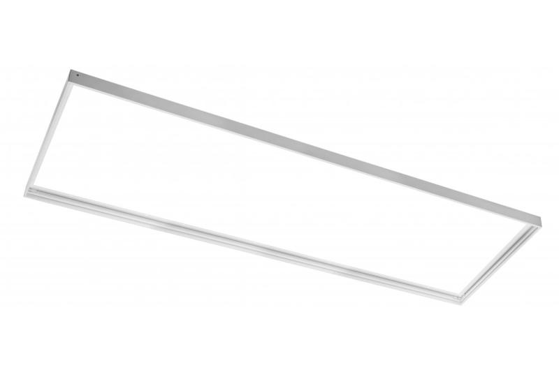 Rahmen zur Oberflächenmontage von LED-Panels 30x120cm (TYPU KING, PRINCE, INNOVO), ohne Schrauben, weiß 1208959229