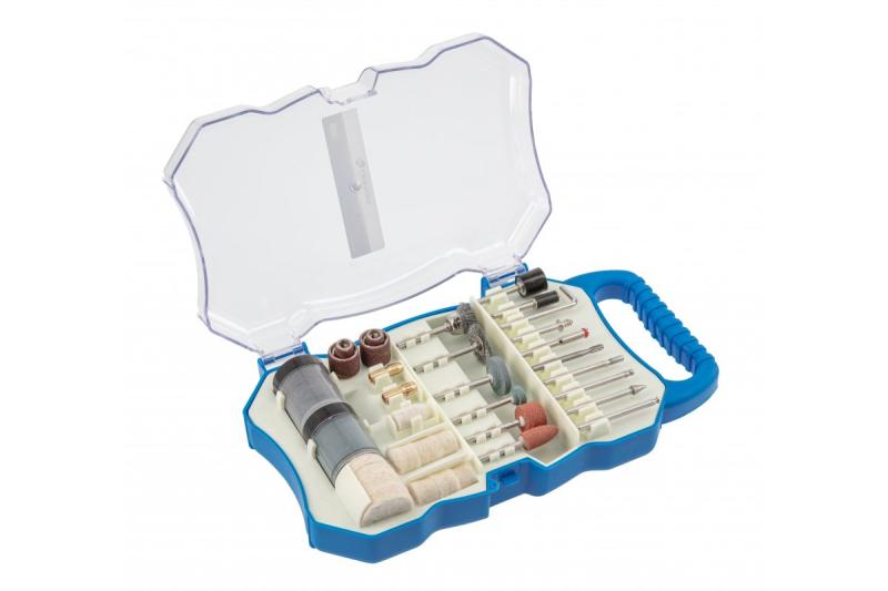 Hoegert Set mit Ersatzteilen für den Mini-Schleifer, 71 Stück. 1208960203