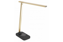 Decor Schreibtischlampe Bressi 8W 450lm AC220-240V 3-CCT Wireless Charging USB PF>0 5 RA>80 Schwarz / Gold 1208962479